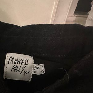 Princess polly black button up